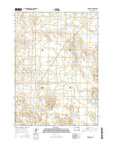 Wakpamani South Dakota Current topographic map, 1:24000 scale, 7.5 X 7.5 Minute, Year 2015