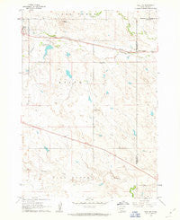 Wall NE South Dakota Historical topographic map, 1:24000 scale, 7.5 X 7.5 Minute, Year 1961