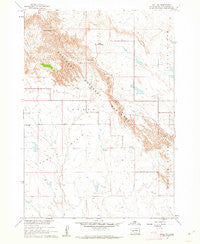 Wall SW South Dakota Historical topographic map, 1:24000 scale, 7.5 X 7.5 Minute, Year 1960