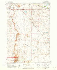 Wall South Dakota Historical topographic map, 1:24000 scale, 7.5 X 7.5 Minute, Year 1960