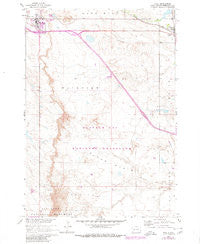 Wall South Dakota Historical topographic map, 1:24000 scale, 7.5 X 7.5 Minute, Year 1960