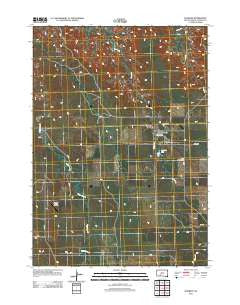 Wanblee South Dakota Historical topographic map, 1:24000 scale, 7.5 X 7.5 Minute, Year 2012