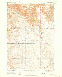 Wanblee South Dakota Historical topographic map, 1:24000 scale, 7.5 X 7.5 Minute, Year 1950