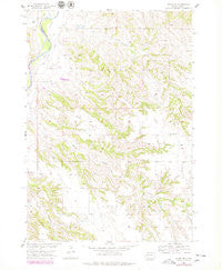 Wasta NE South Dakota Historical topographic map, 1:24000 scale, 7.5 X 7.5 Minute, Year 1954