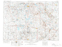 Watertown South Dakota Historical topographic map, 1:250000 scale, 1 X 2 Degree, Year 1953
