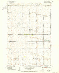 Wecota South Dakota Historical topographic map, 1:24000 scale, 7.5 X 7.5 Minute, Year 1952