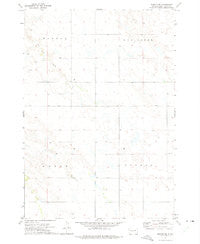 Wendte SE South Dakota Historical topographic map, 1:24000 scale, 7.5 X 7.5 Minute, Year 1972