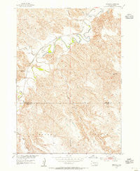 Wendte South Dakota Historical topographic map, 1:24000 scale, 7.5 X 7.5 Minute, Year 1953