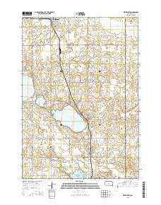 Wentworth South Dakota Current topographic map, 1:24000 scale, 7.5 X 7.5 Minute, Year 2015
