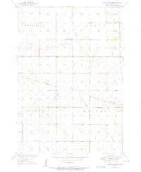 Wessington NE South Dakota Historical topographic map, 1:24000 scale, 7.5 X 7.5 Minute, Year 1950