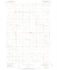 Wessington SE South Dakota Historical topographic map, 1:24000 scale, 7.5 X 7.5 Minute, Year 1951