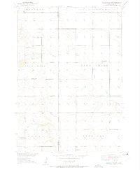 Wessington SW South Dakota Historical topographic map, 1:24000 scale, 7.5 X 7.5 Minute, Year 1951