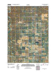West of Ideal South Dakota Historical topographic map, 1:24000 scale, 7.5 X 7.5 Minute, Year 2012