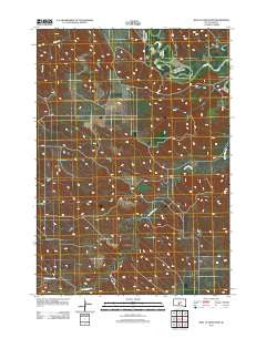 West of Westover South Dakota Historical topographic map, 1:24000 scale, 7.5 X 7.5 Minute, Year 2012