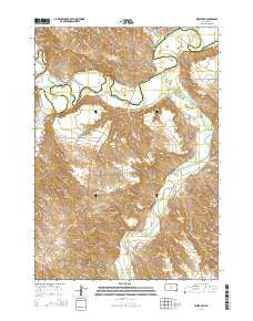 Westover South Dakota Current topographic map, 1:24000 scale, 7.5 X 7.5 Minute, Year 2015