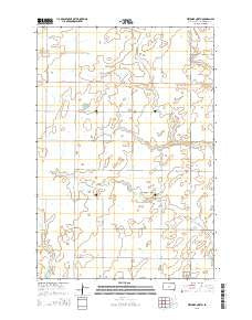 Wetonka North South Dakota Current topographic map, 1:24000 scale, 7.5 X 7.5 Minute, Year 2015