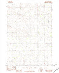 Wewela NE South Dakota Historical topographic map, 1:24000 scale, 7.5 X 7.5 Minute, Year 1982