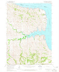 Whetstone Bay South Dakota Historical topographic map, 1:24000 scale, 7.5 X 7.5 Minute, Year 1964