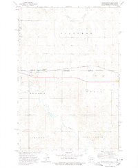 White Butte South Dakota Historical topographic map, 1:24000 scale, 7.5 X 7.5 Minute, Year 1974