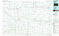 White River South Dakota Historical topographic map, 1:100000 scale, 30 X 60 Minute, Year 1985