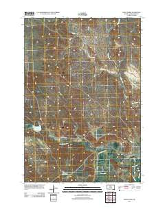 White Horse South Dakota Historical topographic map, 1:24000 scale, 7.5 X 7.5 Minute, Year 2012