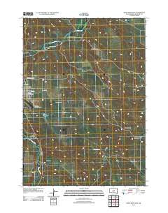 White River East South Dakota Historical topographic map, 1:24000 scale, 7.5 X 7.5 Minute, Year 2012