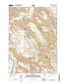 White River East South Dakota Current topographic map, 1:24000 scale, 7.5 X 7.5 Minute, Year 2015