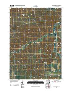 White River West South Dakota Historical topographic map, 1:24000 scale, 7.5 X 7.5 Minute, Year 2012