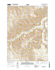 White River West South Dakota Current topographic map, 1:24000 scale, 7.5 X 7.5 Minute, Year 2015