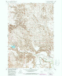 Whitehorse South Dakota Historical topographic map, 1:24000 scale, 7.5 X 7.5 Minute, Year 1952