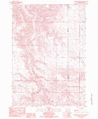 Whiteman Ranch South Dakota Historical topographic map, 1:24000 scale, 7.5 X 7.5 Minute, Year 1982