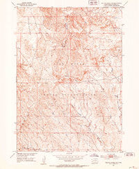 Willow Creek NW South Dakota Historical topographic map, 1:24000 scale, 7.5 X 7.5 Minute, Year 1951