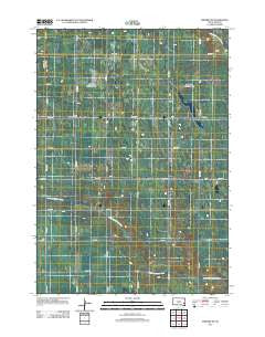 Winfred SE South Dakota Historical topographic map, 1:24000 scale, 7.5 X 7.5 Minute, Year 2012