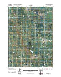 Woonsocket South Dakota Historical topographic map, 1:24000 scale, 7.5 X 7.5 Minute, Year 2012