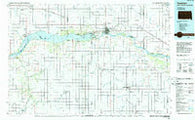 Yankton South Dakota Historical topographic map, 1:100000 scale, 30 X 60 Minute, Year 1985