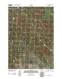 Yellow Bear Camp South Dakota Historical topographic map, 1:24000 scale, 7.5 X 7.5 Minute, Year 2012