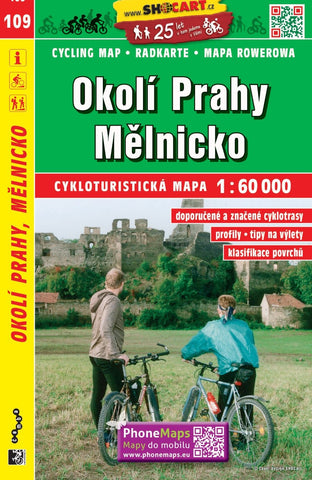 Buy map Prague Vicinity (Okolí Prahy) Bicycling Map