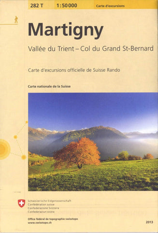 Buy map Martigny : Switzerland 1:50,000 Topographic Hiking Series #282T