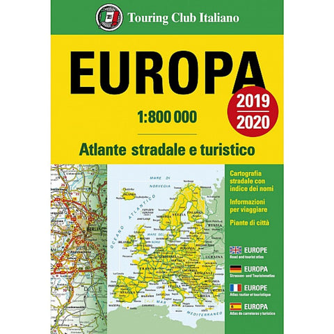 Buy map Europa : atlante stradale e turistico 1:800,000