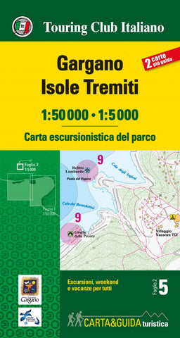 Buy map Gargano National Park Hiking Map Bundle: 2 Maps + Guide