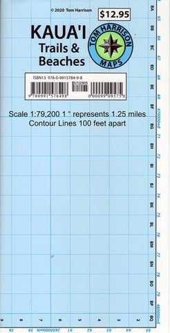 Buy map Kauai Trails & Beaches