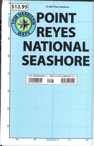 Buy map Pt Reyes NS hiking map