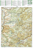 Indian Peaks and Gold Hill, Map 102 by National Geographic Maps - Back of map