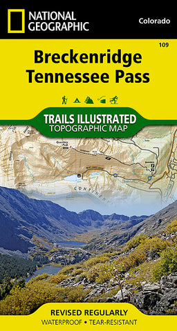 Buy map Breckenridge and Tennessee Pass, Colorado, Map 109 by National Geographic Maps