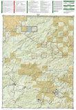 Red Feather Lakes and Glendevey, Map 111 by National Geographic Maps - Back of map