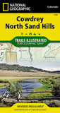 Buy map Cowdrey and North Sand Hills, Map 113 by National Geographic Maps