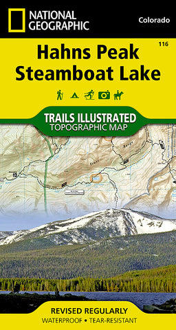 Buy map Hahns Peak and Steamboat Lake, Map 116 by National Geographic Maps