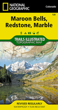 Buy map Maroon Bells, Redstone and Marble, Colorado, Map 128 by National Geographic Maps