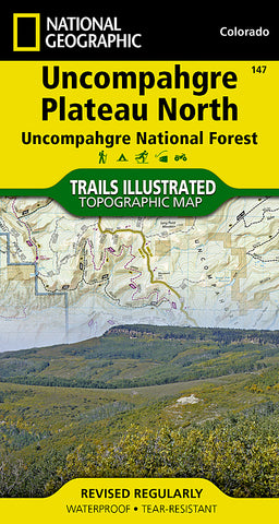 Buy map Uncompahgre Plateau, North, Map 147 by National Geographic Maps