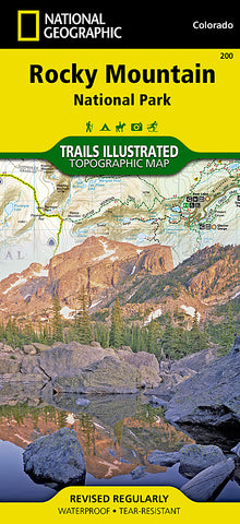 Buy map Rocky Mountain National Park, Map 200 by National Geographic Maps